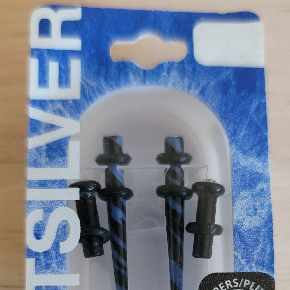 Hot Silver Open Box Taper Plugs 4mm/8g
